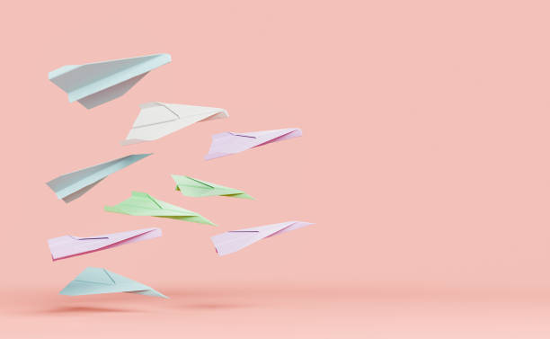 istock colored paper airplanes advancing 1369993777