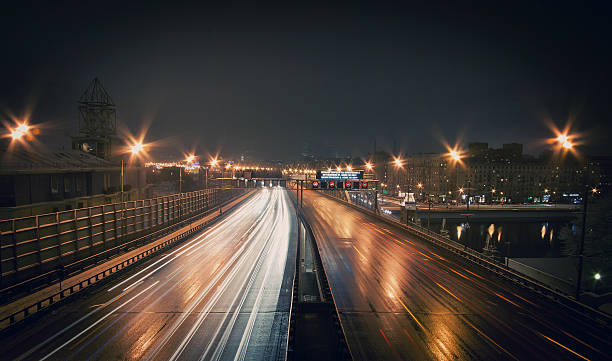 night city stock photo