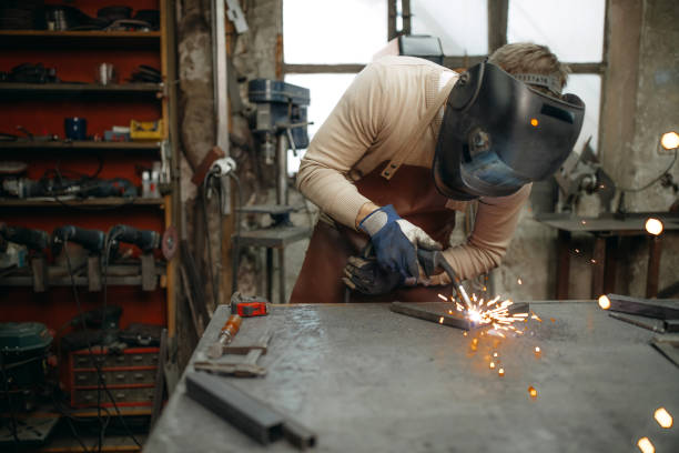 istock Welder working with metal at the workshop 1370000730