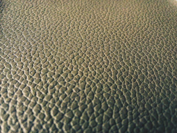 helles leder als textur oder hintergrund. - leather green hide textured effect stock-fotos und bilder