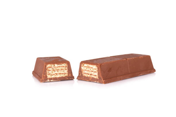 istock milk chocolate wafer isolated on white background 1370001463