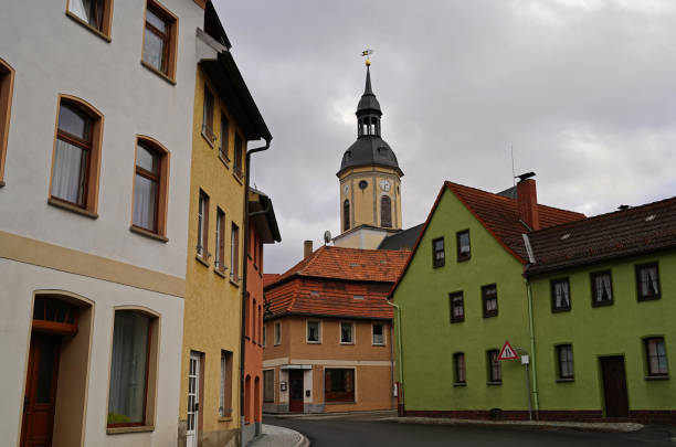 istock City centre of Triptis in Germany in winter 1370008865