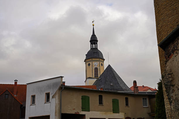 istock City centre of Triptis in Germany in winter 1370008891