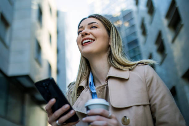 istock Young Business woman checking mail 1370009715