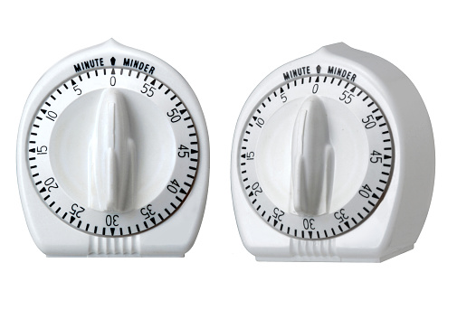 cooking Kitchen timer set isolated on background.