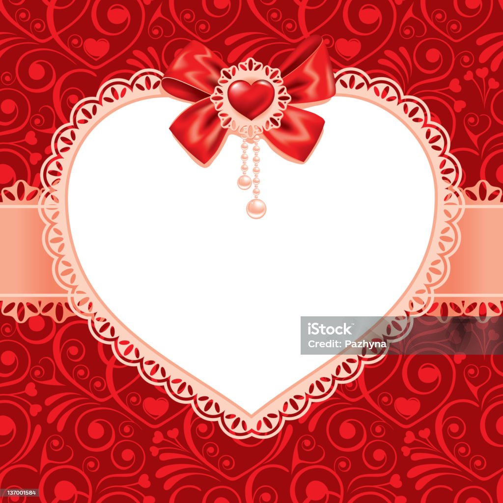 Valentine's Day background Valentine's Day beautiful background  with ornaments and heart. Place for your text. Backgrounds stock vector