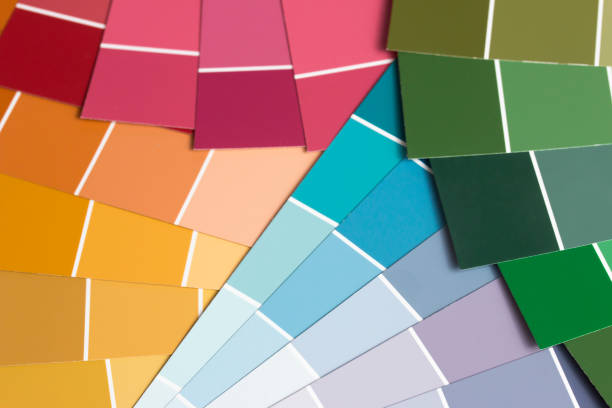istock Paint sample color swatches 1370025930
