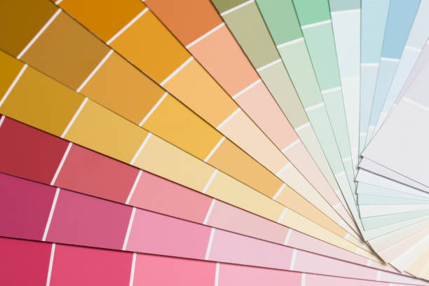 istock Paint sample color swatches 1370025942