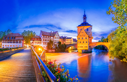 Bamberg, Germany - Medieval town in Franconia, historical Bavari