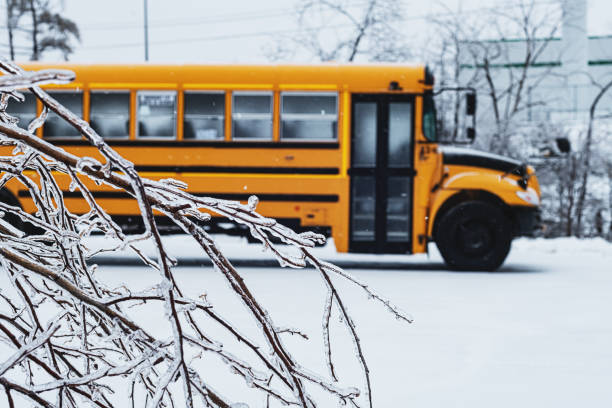 istock School Bus In Ice Storm 1370035960