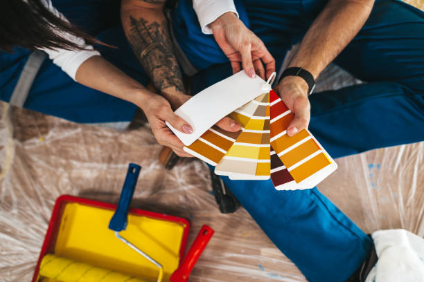 istock Home renovation and wall painting 1370036958