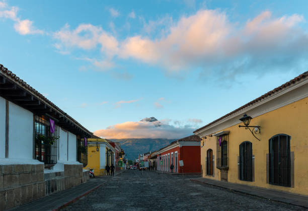 istock Antigua City Sunrise, Guatemala 1370037324