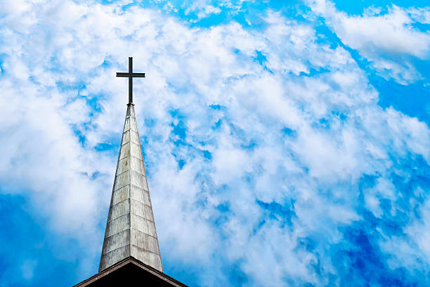 istock XXL cross and steeple 137004090