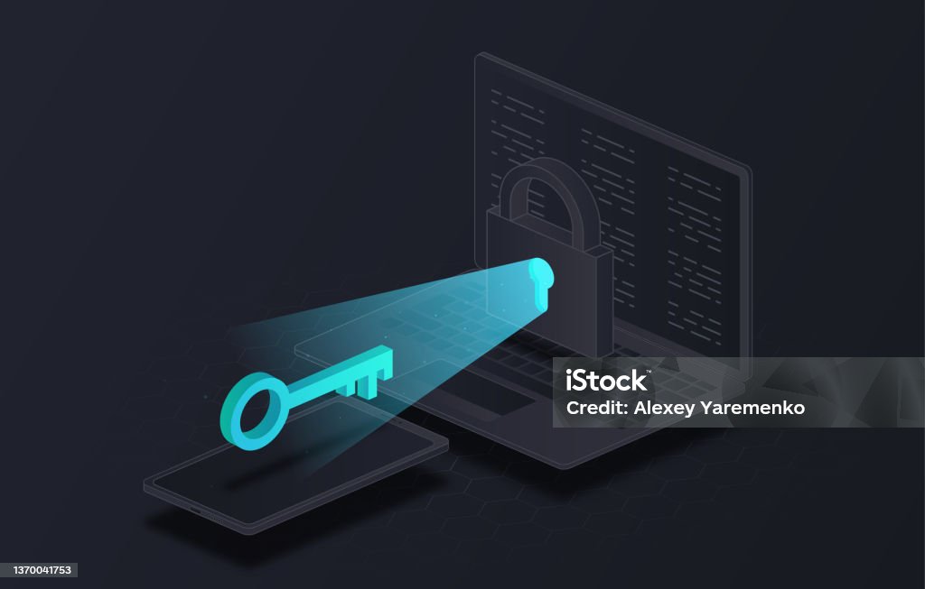 Dual Authentication Gui Dual Authentication Concept Stock Illustration - Download Image Now ...