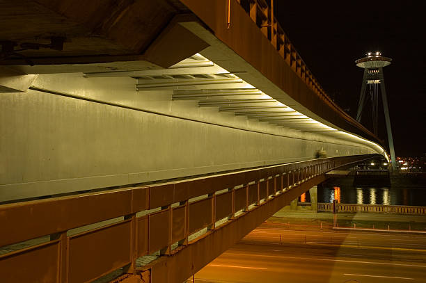istock Bratislava in the night - Bridge od SNP 137006101