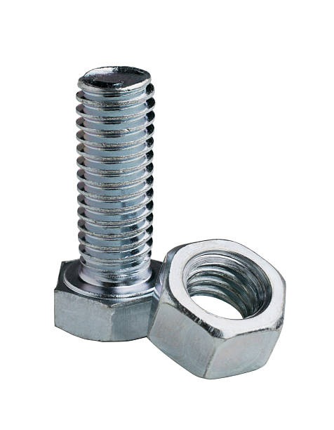 Nut and Bolt stock photo