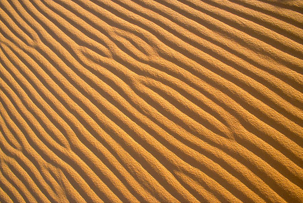 Sand Ripple Patterns stock photo