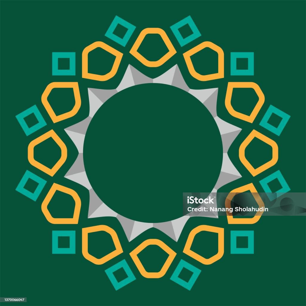 Islam Octogram Islamic Ornament Simple Sign Arabic Octagon Shape Vector Stock ...