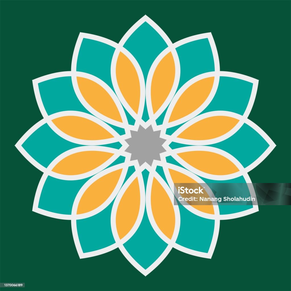 Islam Octogram Islamic Ornament Simple Sign Arabic Octagon Shape Vector Stock ...