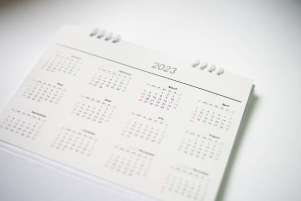 istock Close up calendar 2022 in planning concept. 1370067449