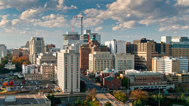istock Sunny Afternoon in Richmond, VA - Aerial 1370067801