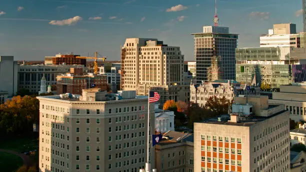 Photo of Drone Shot of Downtown Richmond, Virginia