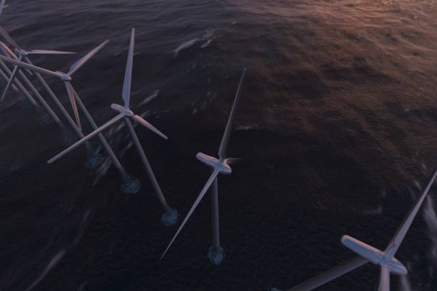 istock Clean energy wind power at sea 1370068656