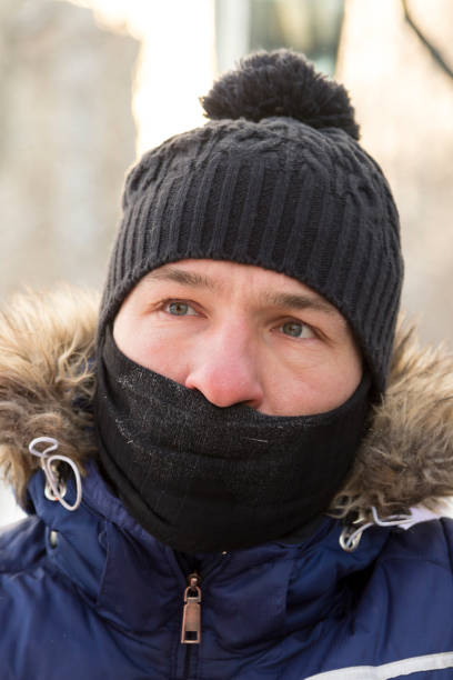 istock Portrait of a worker with a balaclava on his head 1370078957