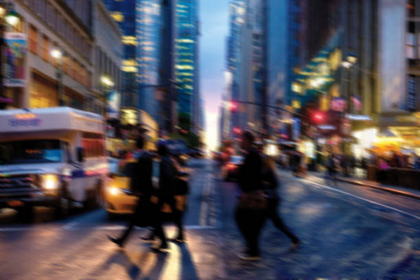 istock Blurred Motion People 42nd street. 1370083008