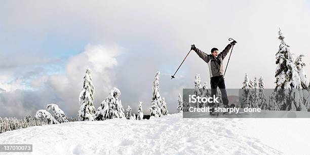 Счастливый Подростковой Мальчик Зимние Походы — стоковые фотографии и другие картинки Аляска - Штат США - Аляска - Штат США, Люди, Ландшафт