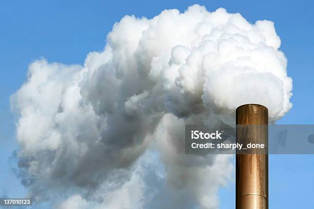 Xl Luftverschmutzung Stockfoto und mehr Bilder von Abgas - Abgas, Blau, Dampf