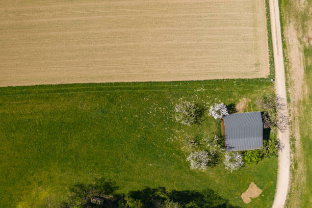 istock Spring landscape from above in the Taunus / Germany 1370102538