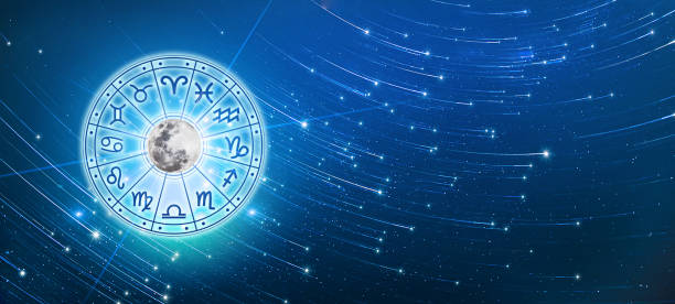 istock Zodiac signs inside of horoscope circle 1370105975