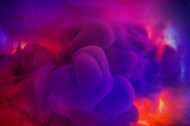 istock Art ink in water abstract background texture , colored smoke 1370106188