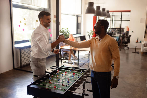 istock Diverse team of businessman taking a break from work in their office 1370115692