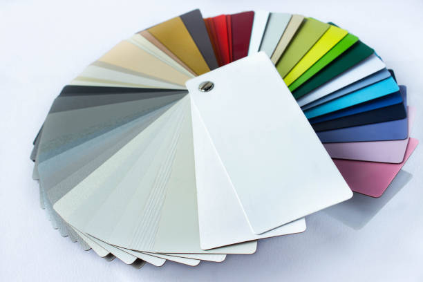 istock Color guide displaying a range of hues for use in interior design and decoration. 1370123614