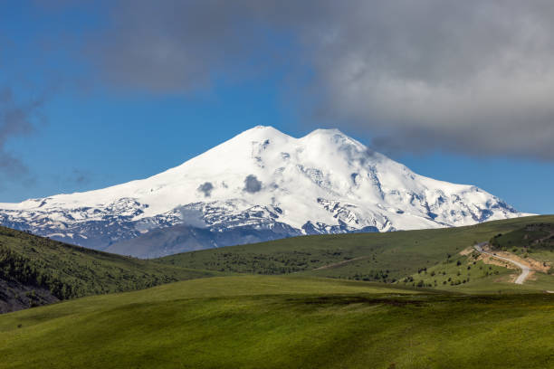 istock Elbrus Region. Mount Elbrus is visible in the background. 1370128753