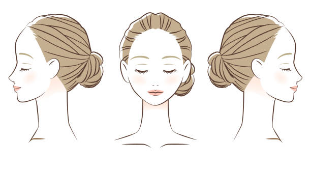 112 Slicked Back Hairstyle Illustrations & Clip Art - iStock | Long hair,  Frizzy hairstyles, Big hairstyle