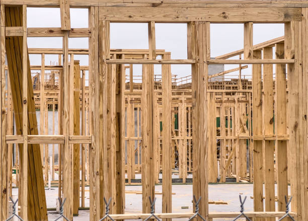 istock Detail of apartment construction 1370133827