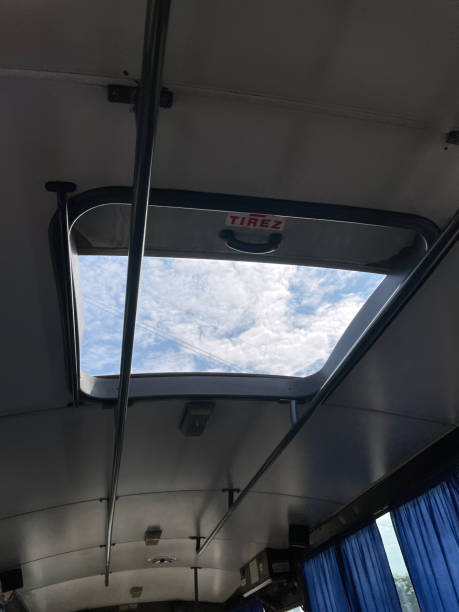 istock Sunroof in the bus. 1370136195