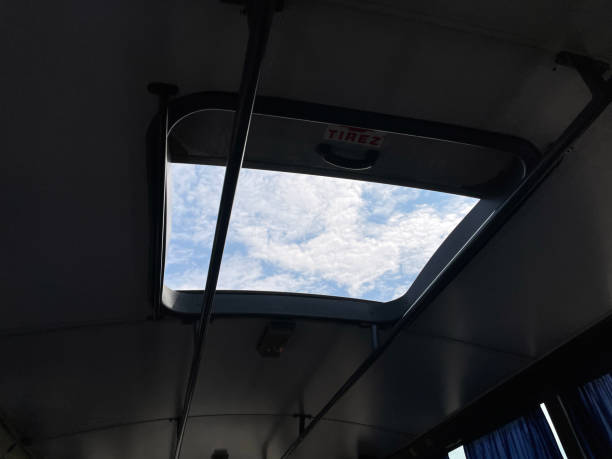 istock Sunroof in the bus. 1370136213
