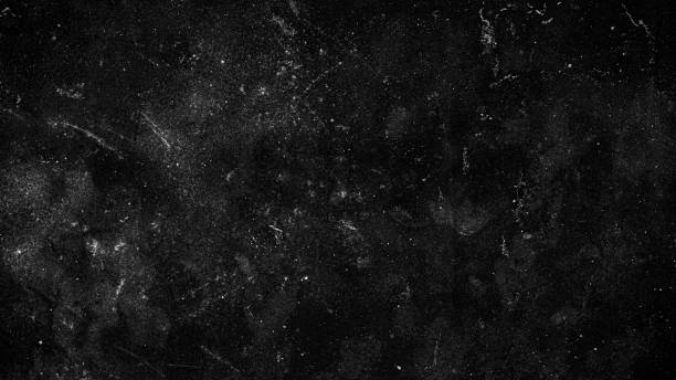 Stone black texture background. Dark cement wall stock photo