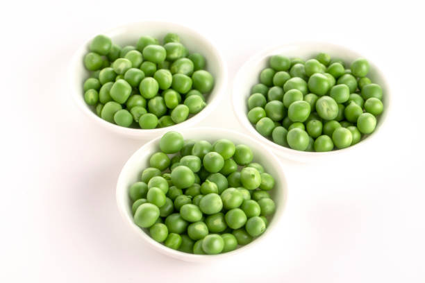istock Top Shot Of Bowls Green Pea 1370161708