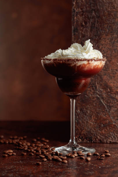 istock Coffee and chocolate cocktail with whipped cream. 1370167621
