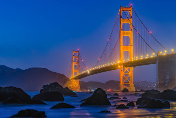 istock Blue Hour at the Golden Gate Bridge 1370173537
