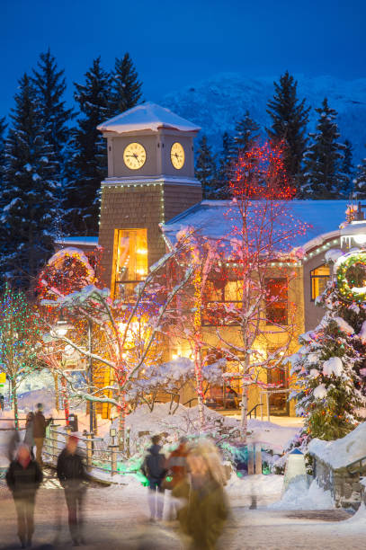 istock Whistler village during winter 1370197092