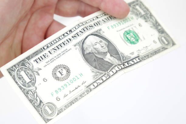 istock Dollars money isolated on white background . 1370201081