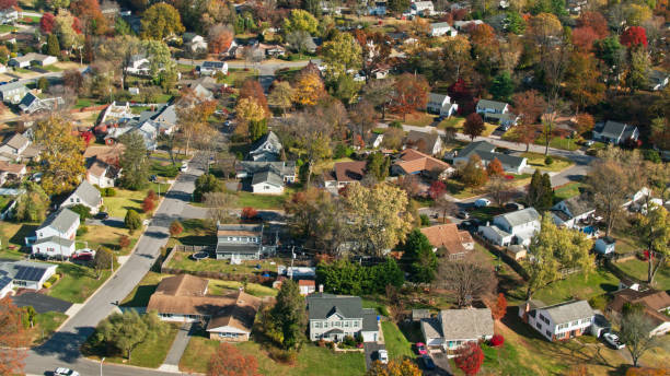 istock Fall Day in Suburban Maryland - Aerial 1370202004