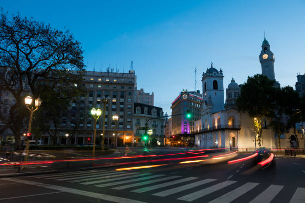 Neighborhood street in Buenos Aires