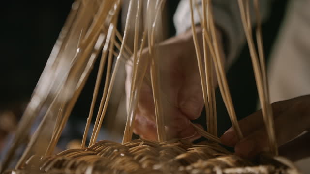 weaving from willow branches